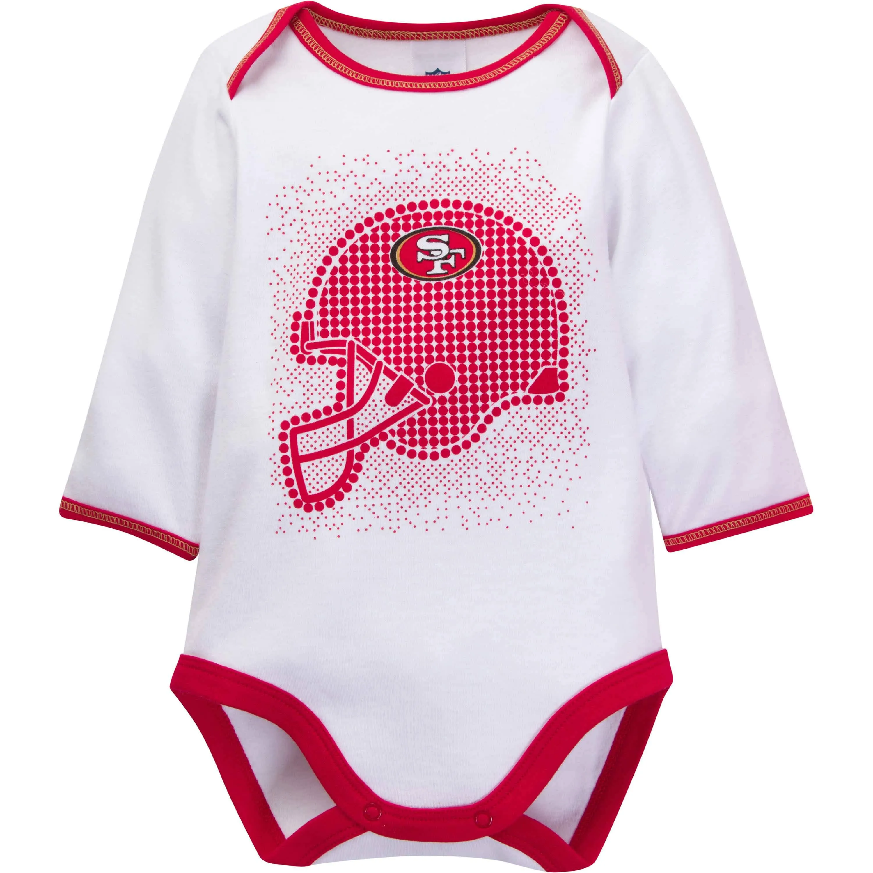 3-Piece Baby Boys 49ers Bodysuit, Footed Pant, & Cap Set
