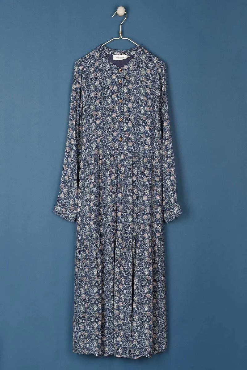 Abbie Midi Dress Indigo