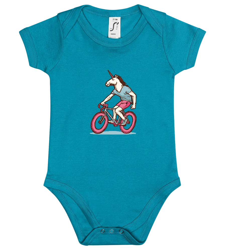 Bicycle Unicorn Design - Baby bodysuit