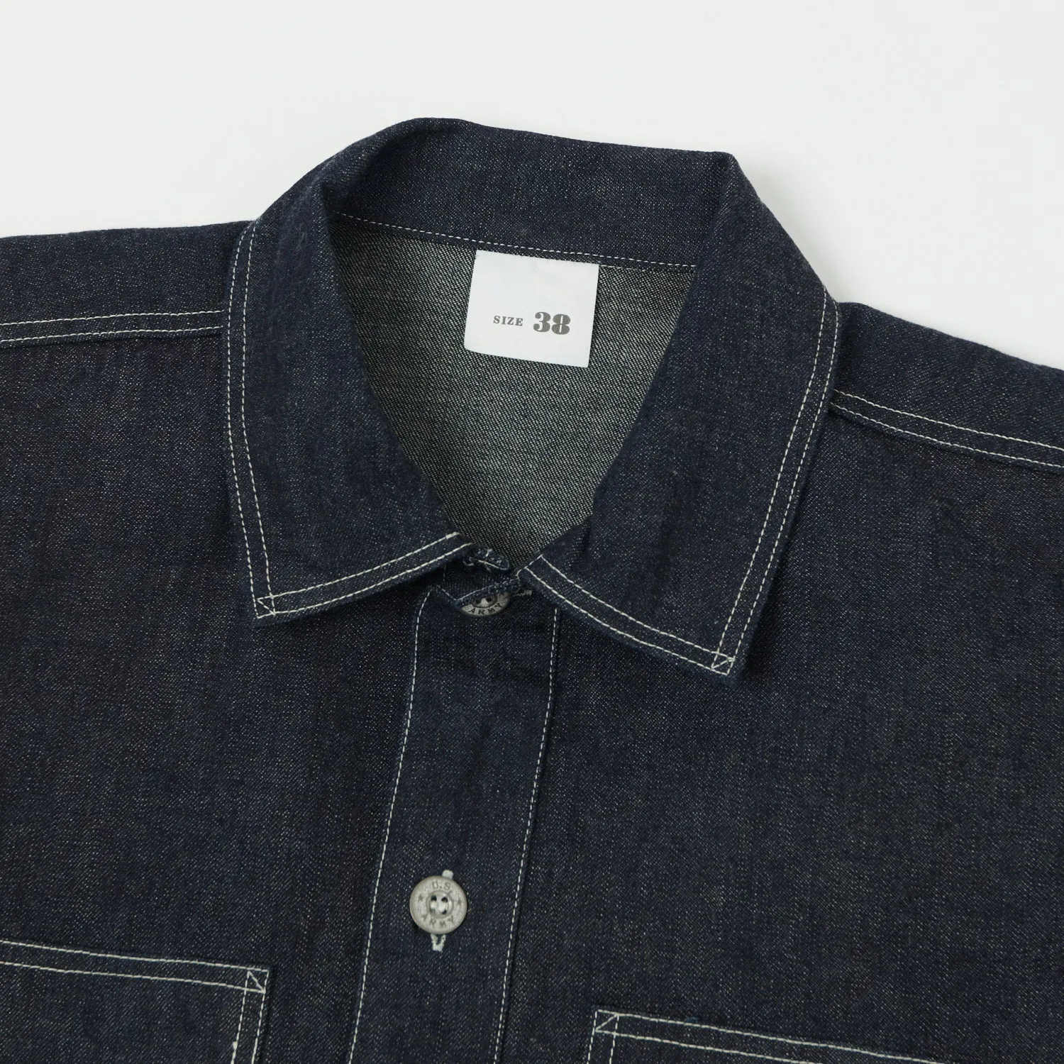 Buzz Rickson's BR15301 US Army Denim Pullover Jacket - Indigo