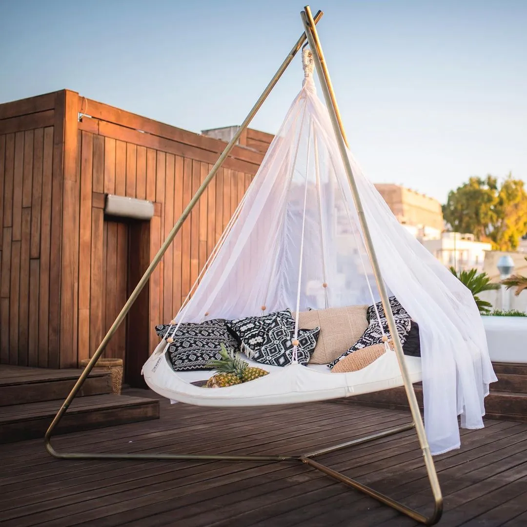 Classic Hanging Daybeds Available in 3 Colors & 2 Sizes