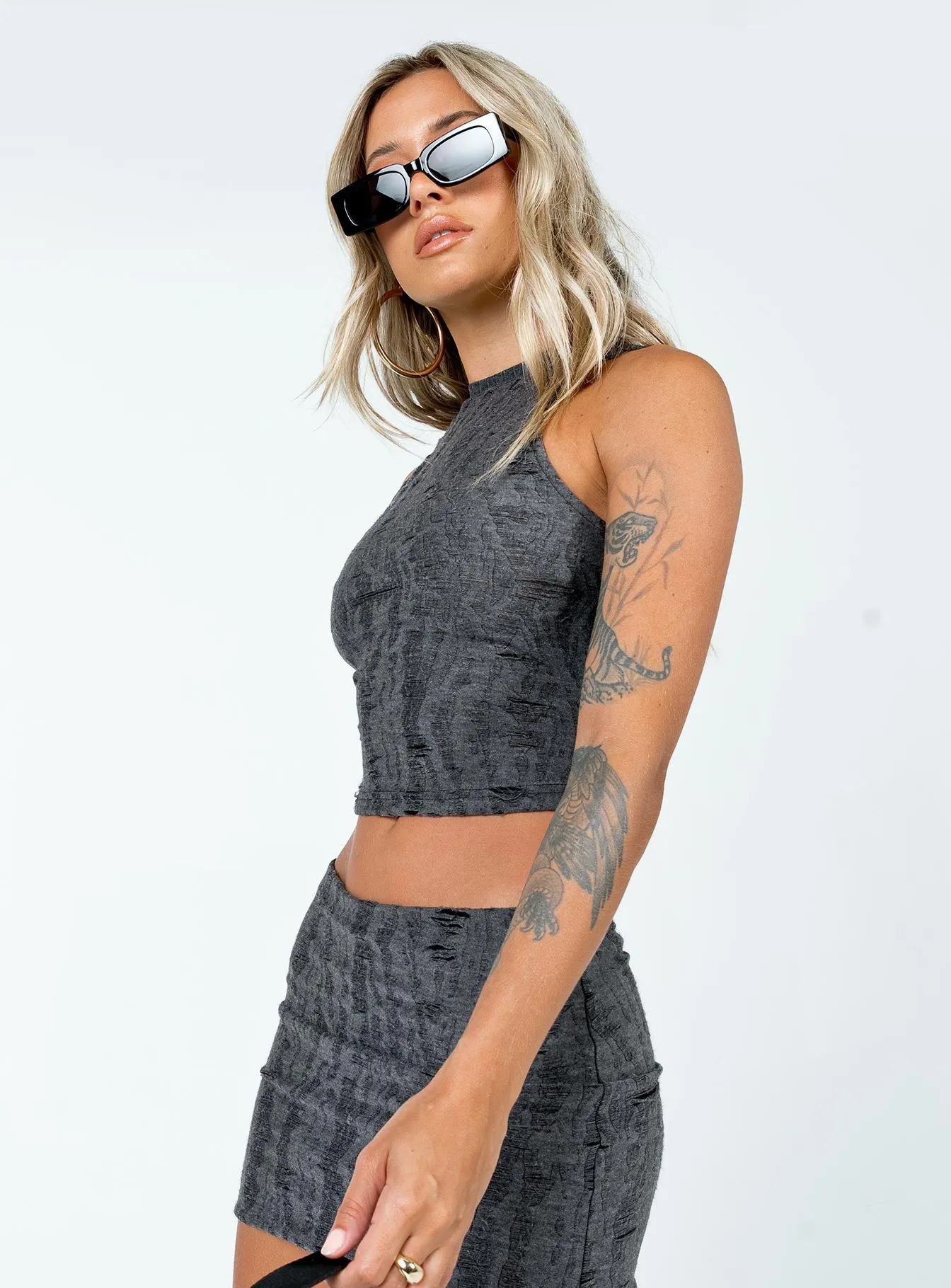Elie Top Grey