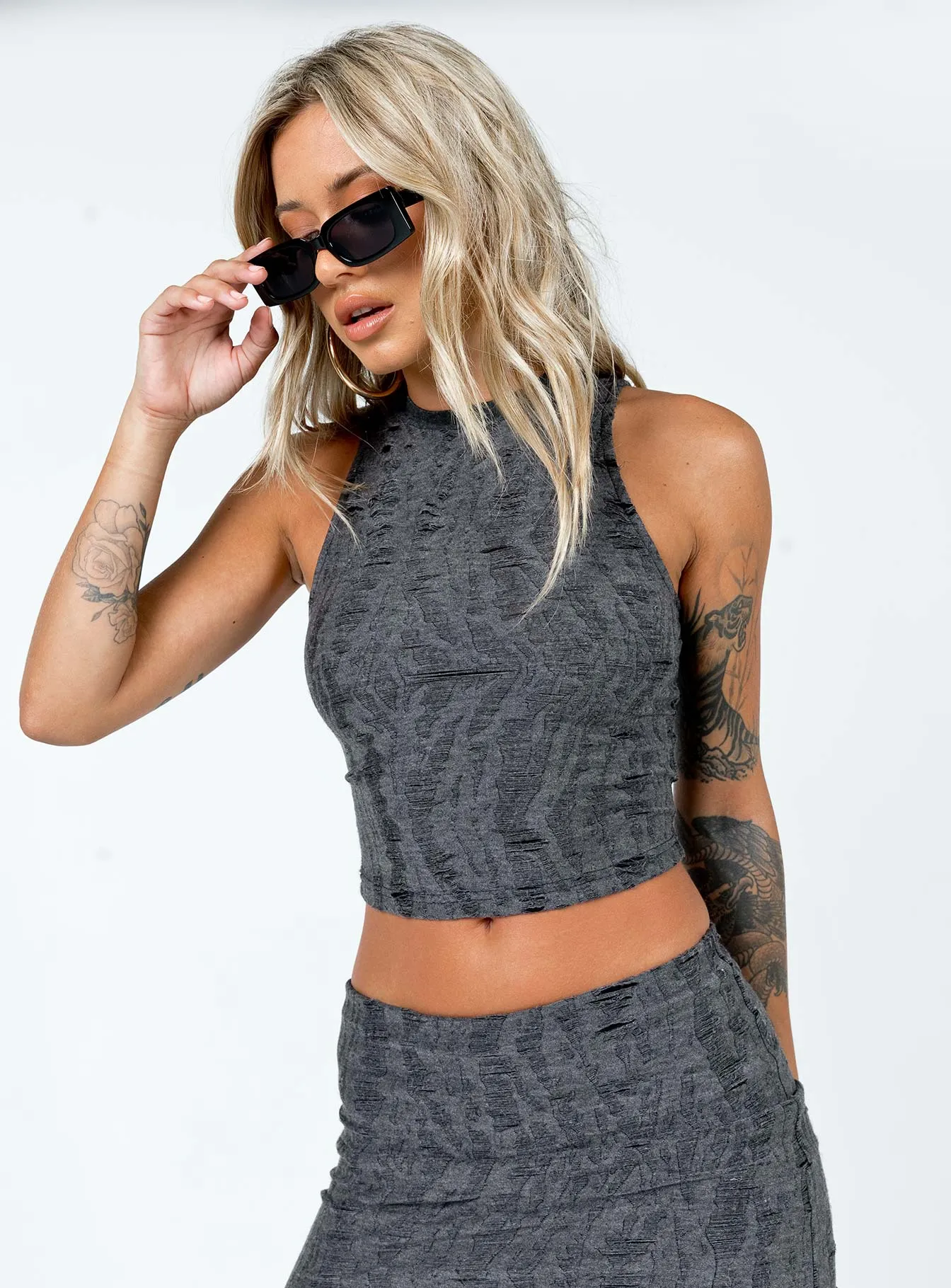 Elie Top Grey