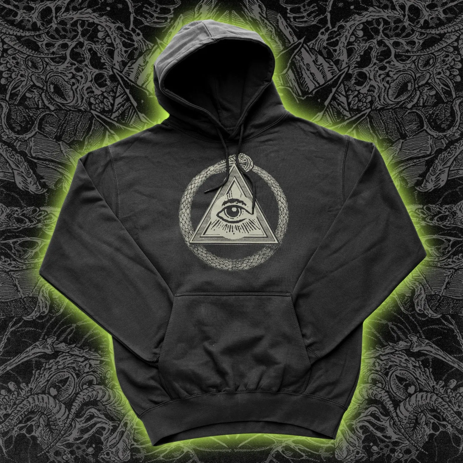 Freemason Snake And Eye Hoodie
