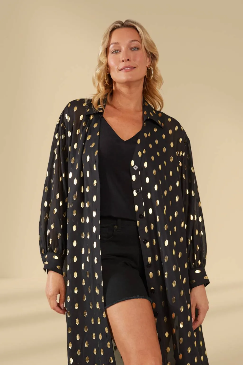 Haven Sanremo Long Shirt Domino