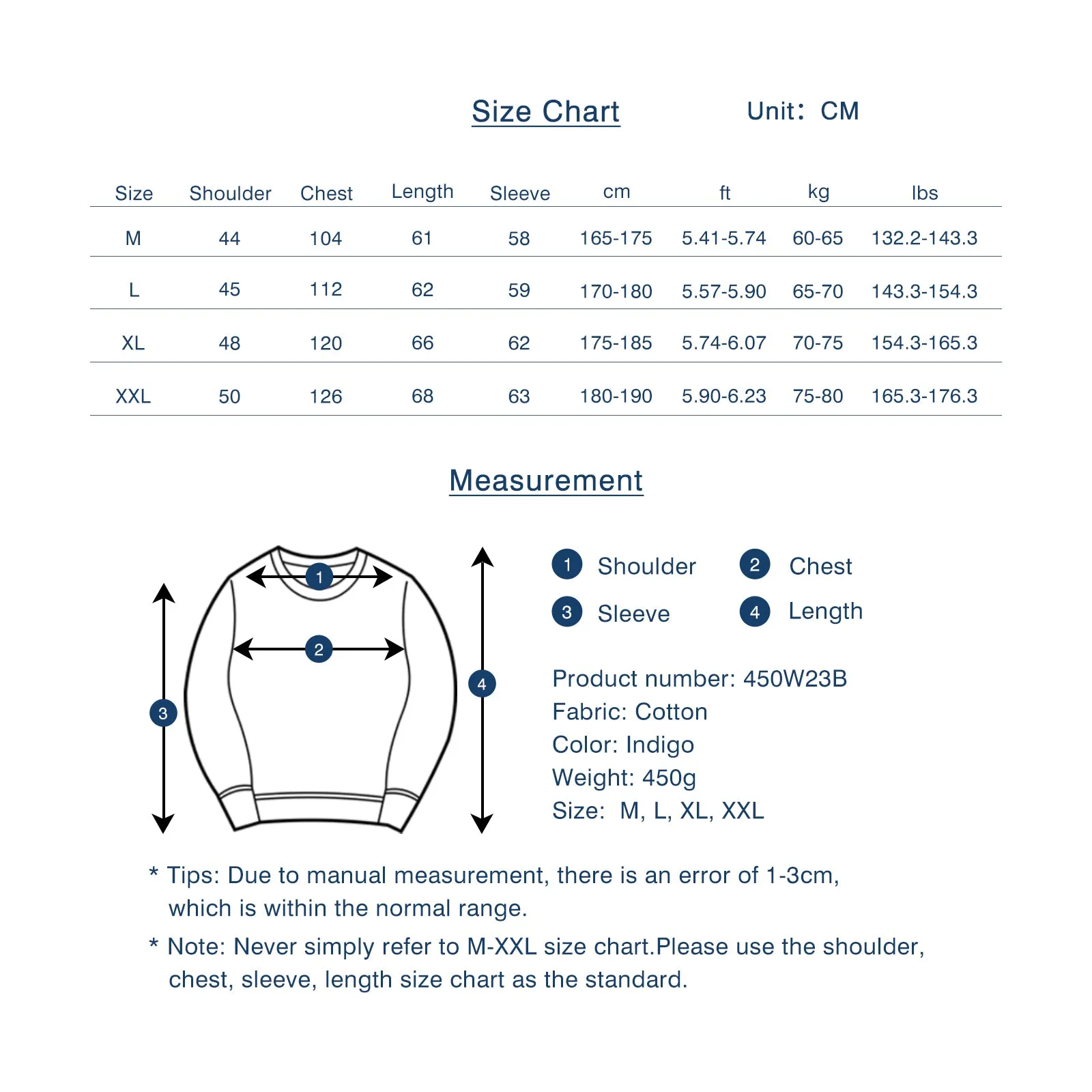 Indigo Plant Dyed Sweater Heavy Gradient Pullover Sweater