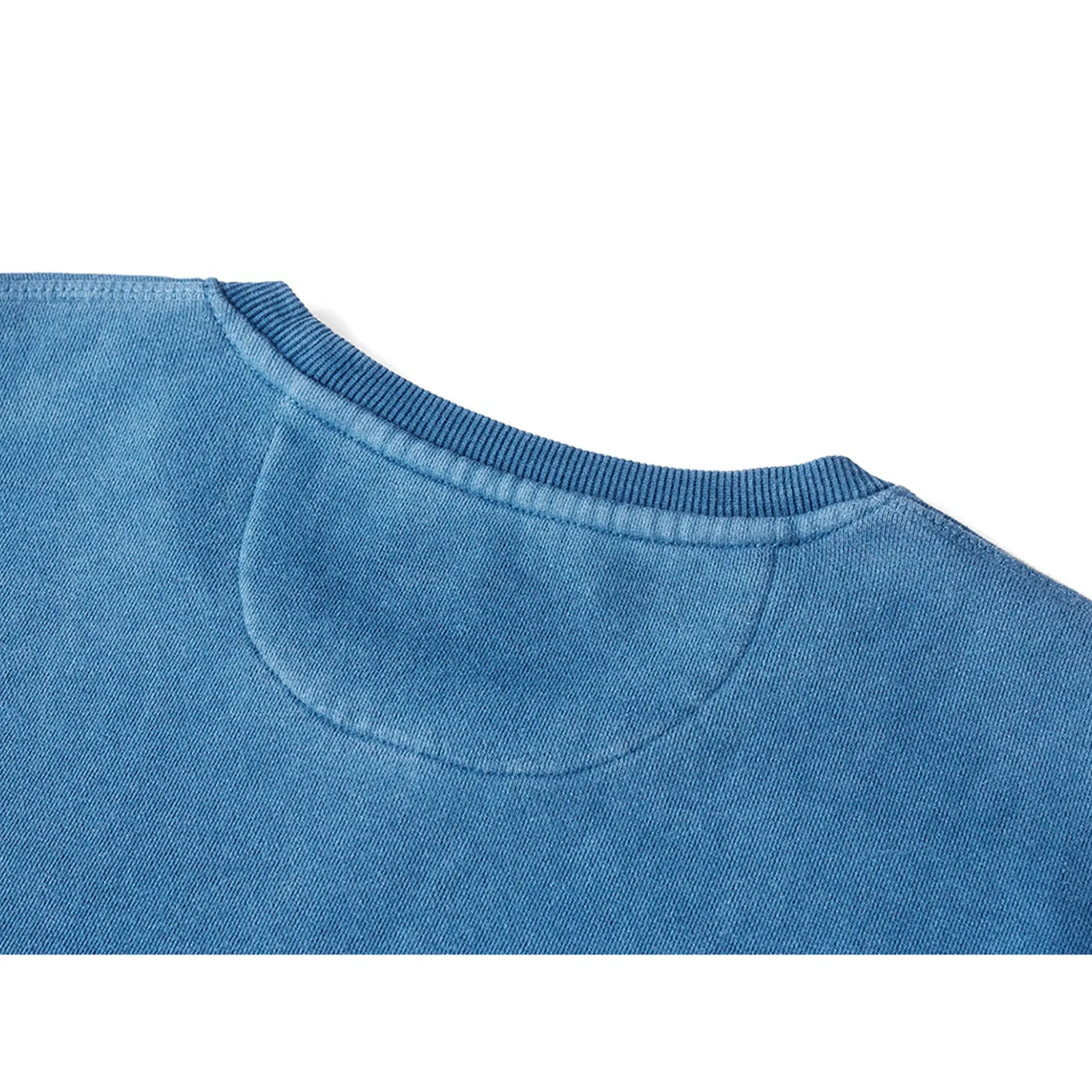 Indigo Plant Dyed Sweater Heavy Gradient Pullover Sweater