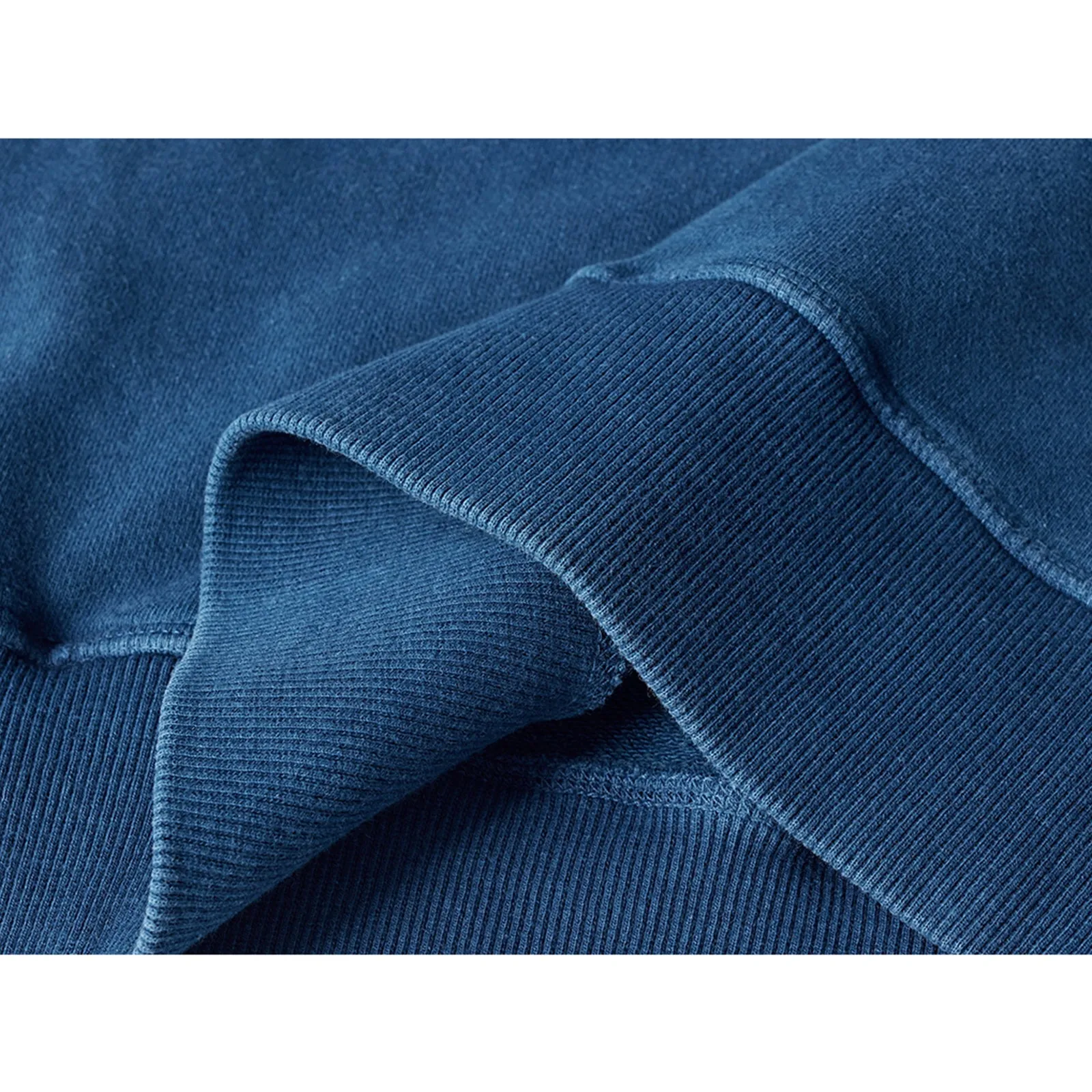 Indigo Plant Dyed Sweater Heavy Gradient Pullover Sweater