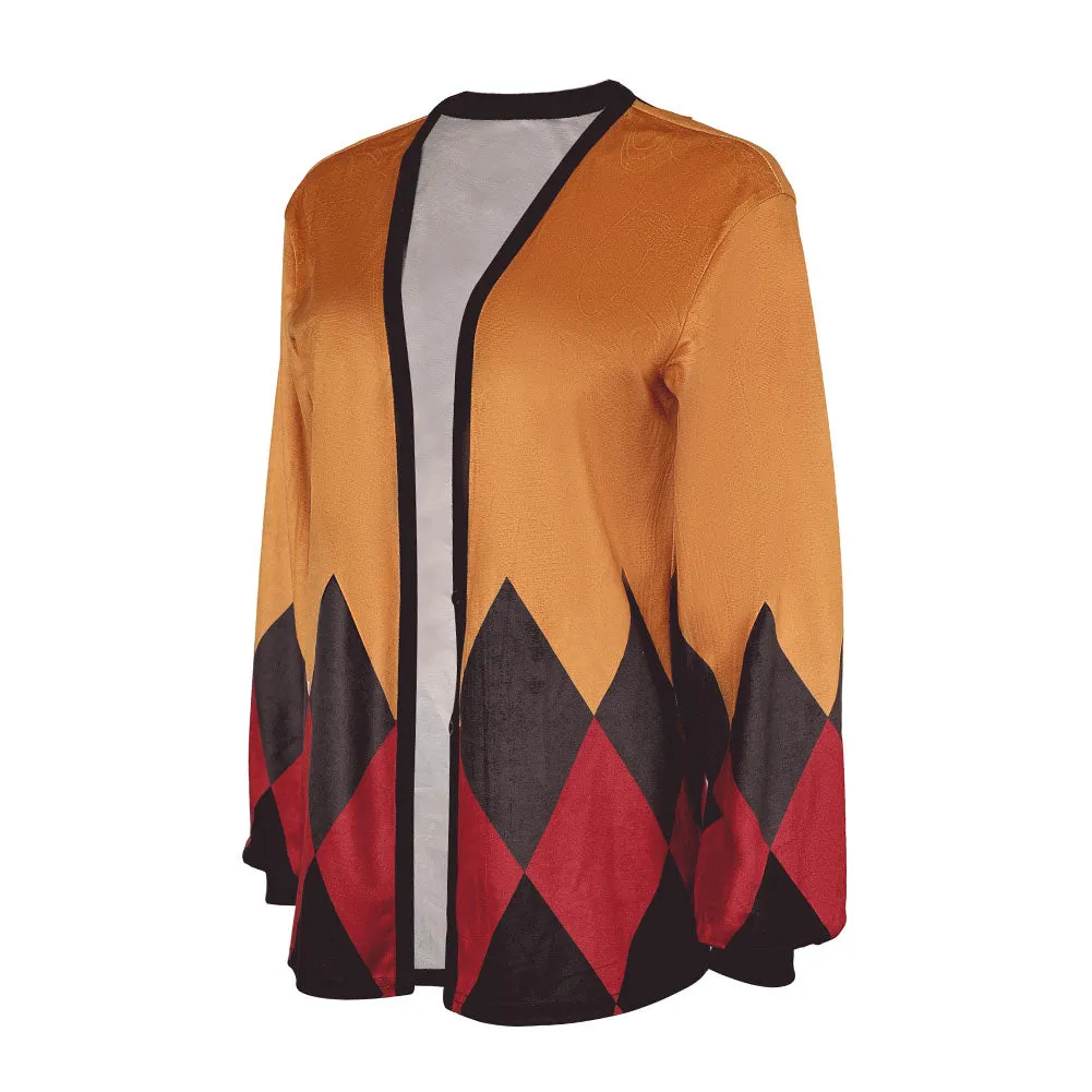 Joker: Folie à Deux (2024) Harley Quinn Women Yellow Coat Cosplay Costume