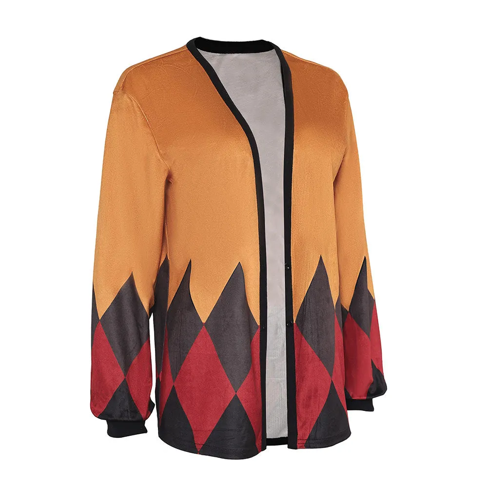Joker: Folie à Deux (2024) Harley Quinn Women Yellow Coat Cosplay Costume