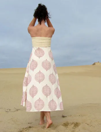 Love Me 2 Times Wanderer Long BLOCKPRINT Dress