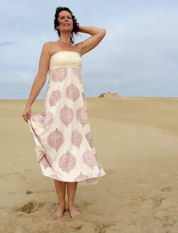 Love Me 2 Times Wanderer Long BLOCKPRINT Dress