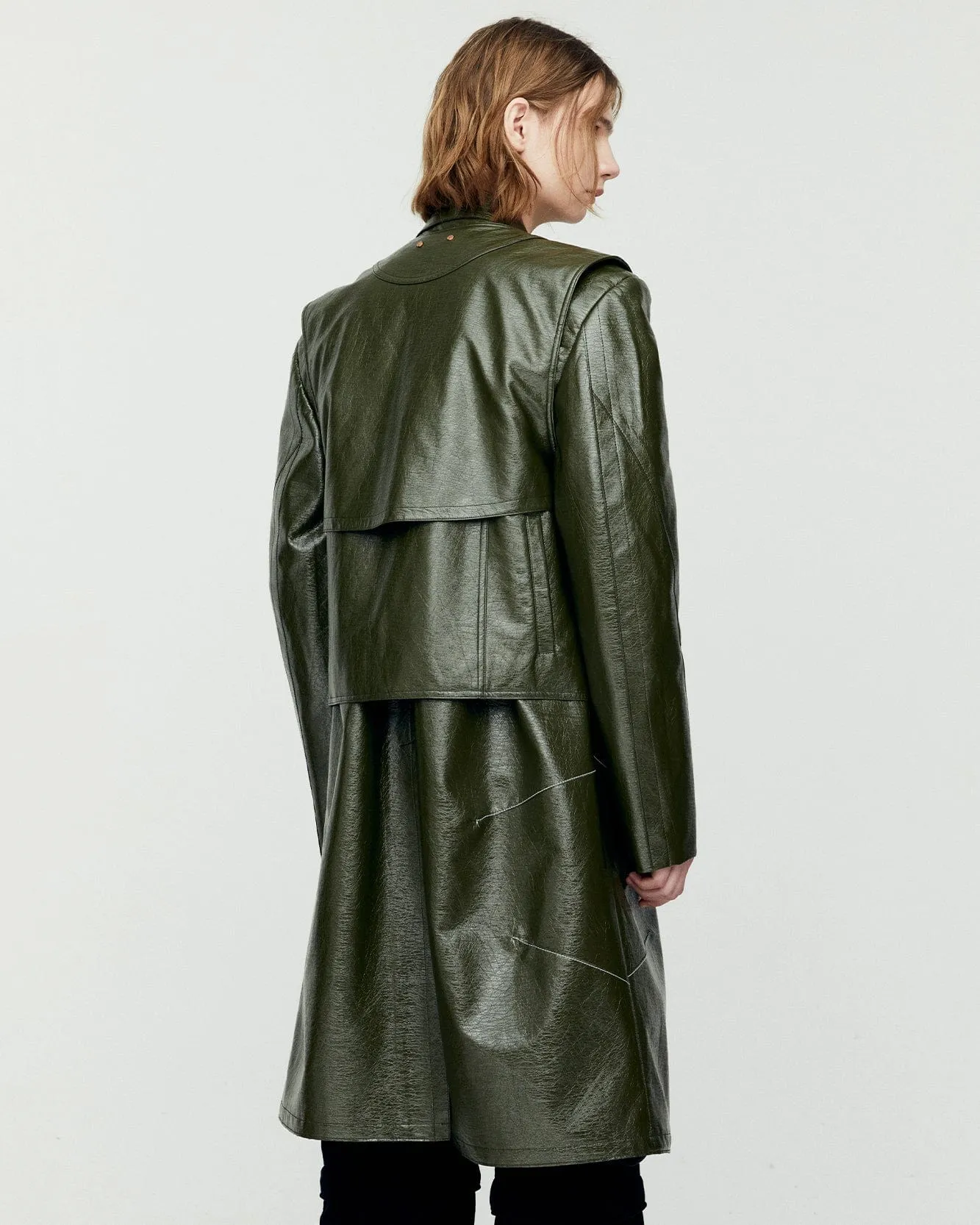 MAUER SINGLE COAT awa637m(KHAKI)