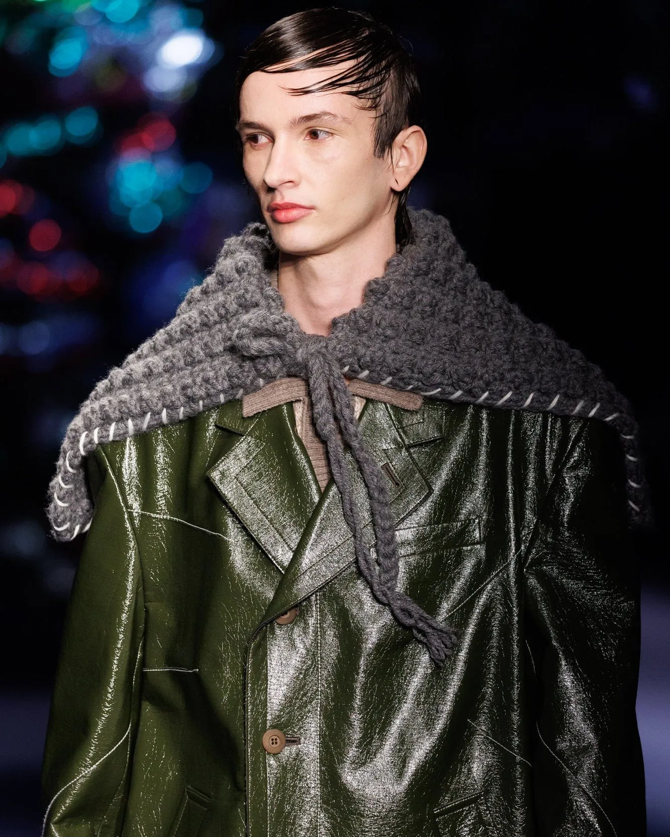 MAUER SINGLE COAT awa637m(KHAKI)
