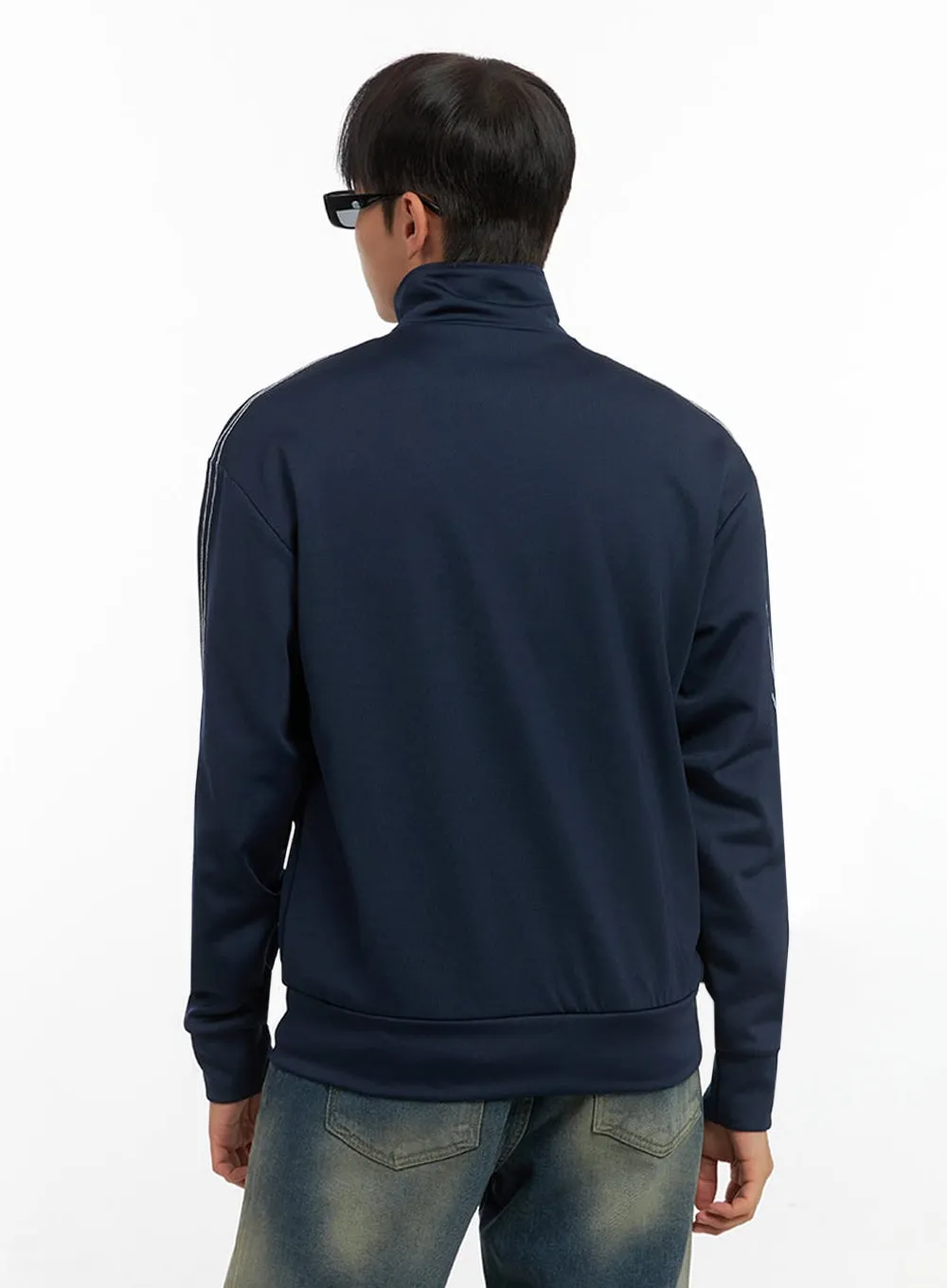 Men's Zip Up Turtleneck Track Jacket IO420