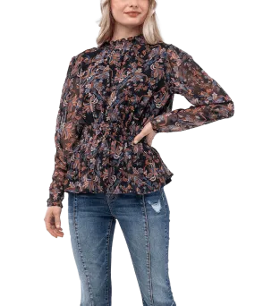 Miss Me Women's Smock Blouse