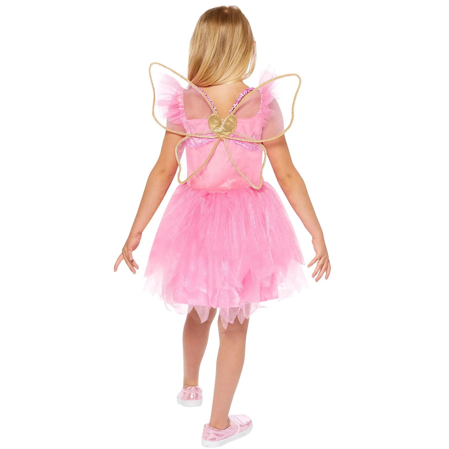 Pink Magical Springtime Fairy Dress and Wings