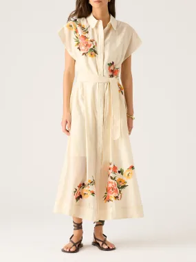 Soleil Shirt Dress - Ivory