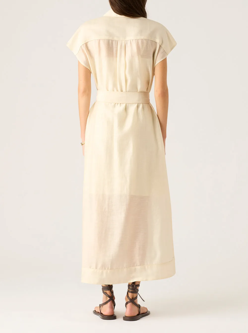 Soleil Shirt Dress - Ivory
