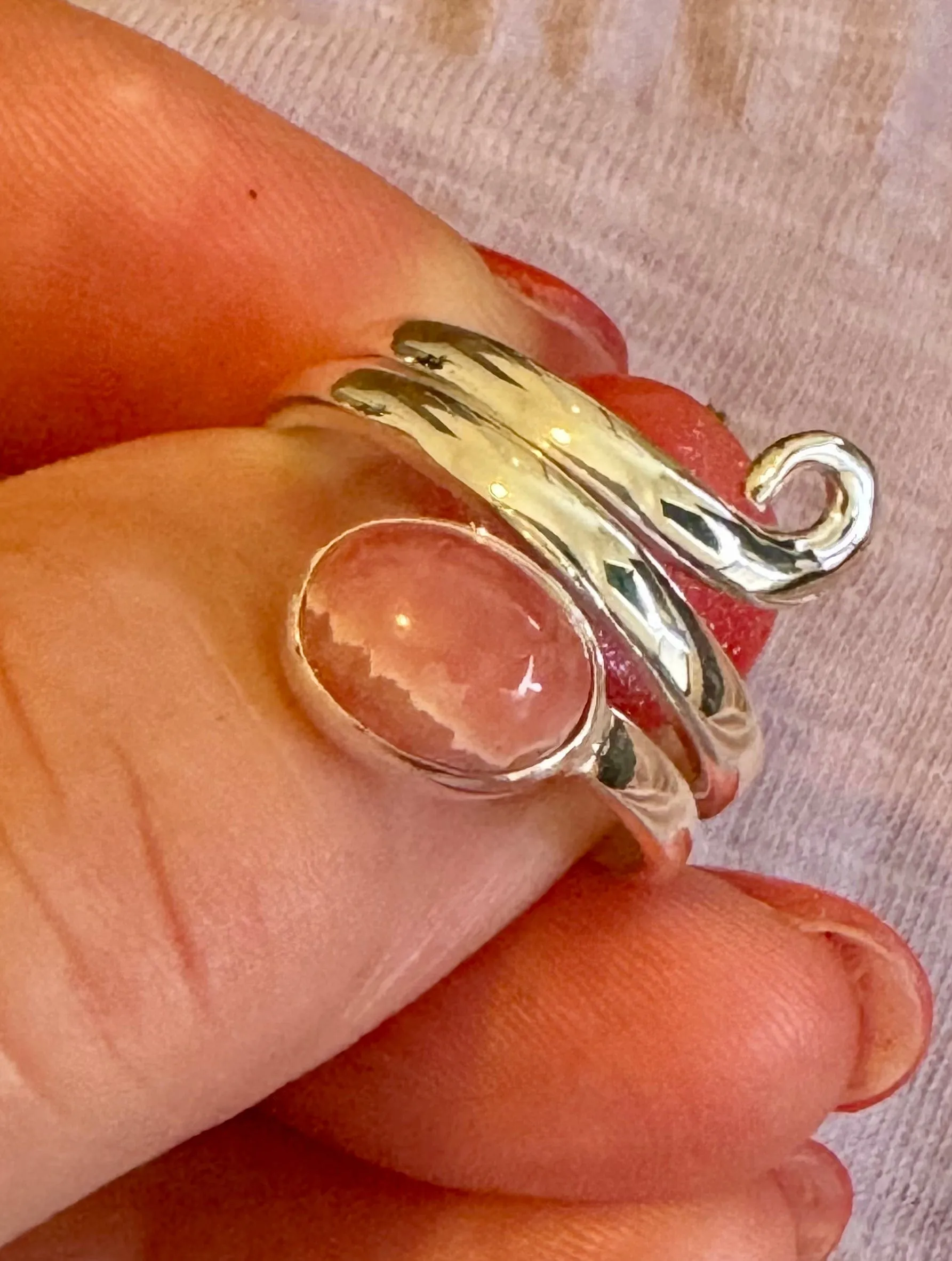 Soul Spirit  Ring - Rhodochrosite