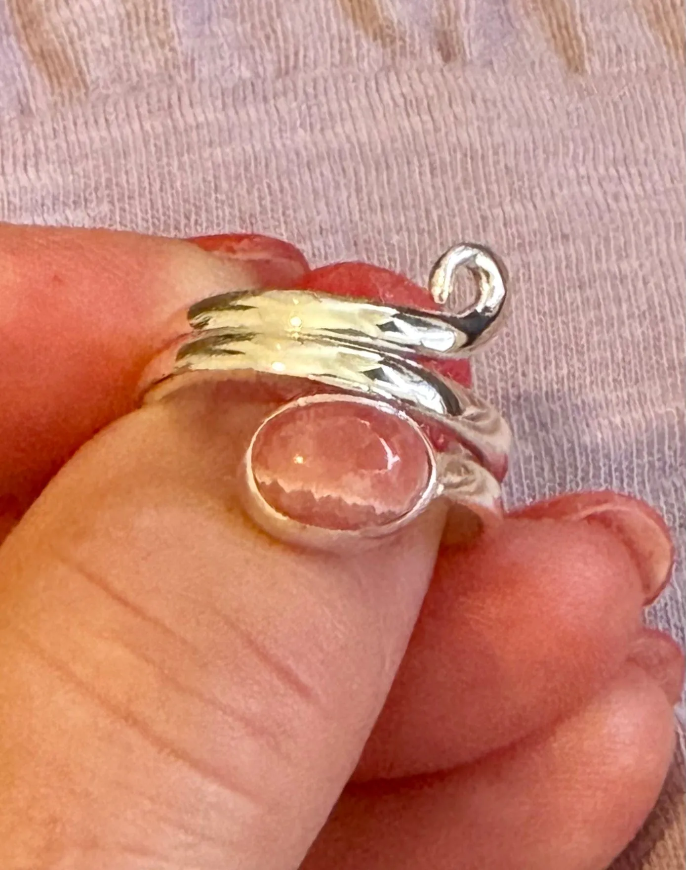 Soul Spirit  Ring - Rhodochrosite
