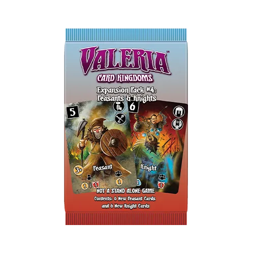 Valeria: Card Kingdoms Expansion Pack #4 Peasants & Knights