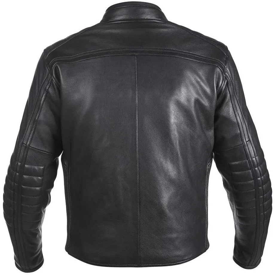 VANGUARD LUXE BLACK MOTORCYCLE LEATHER JACKET