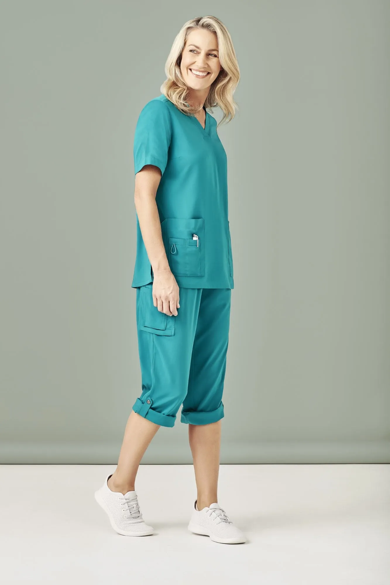Womens Straight Leg Scrub Pant