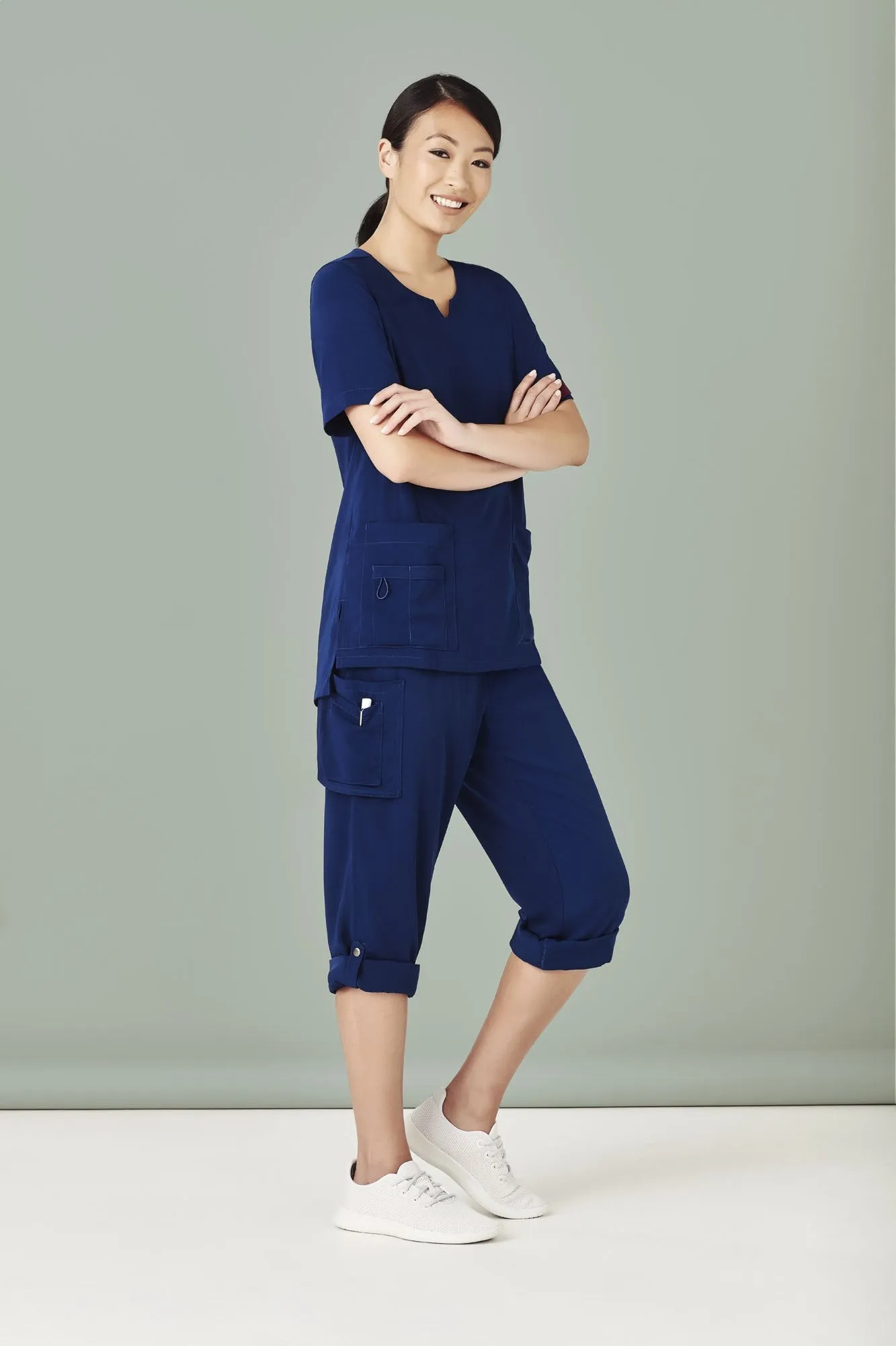 Womens Straight Leg Scrub Pant