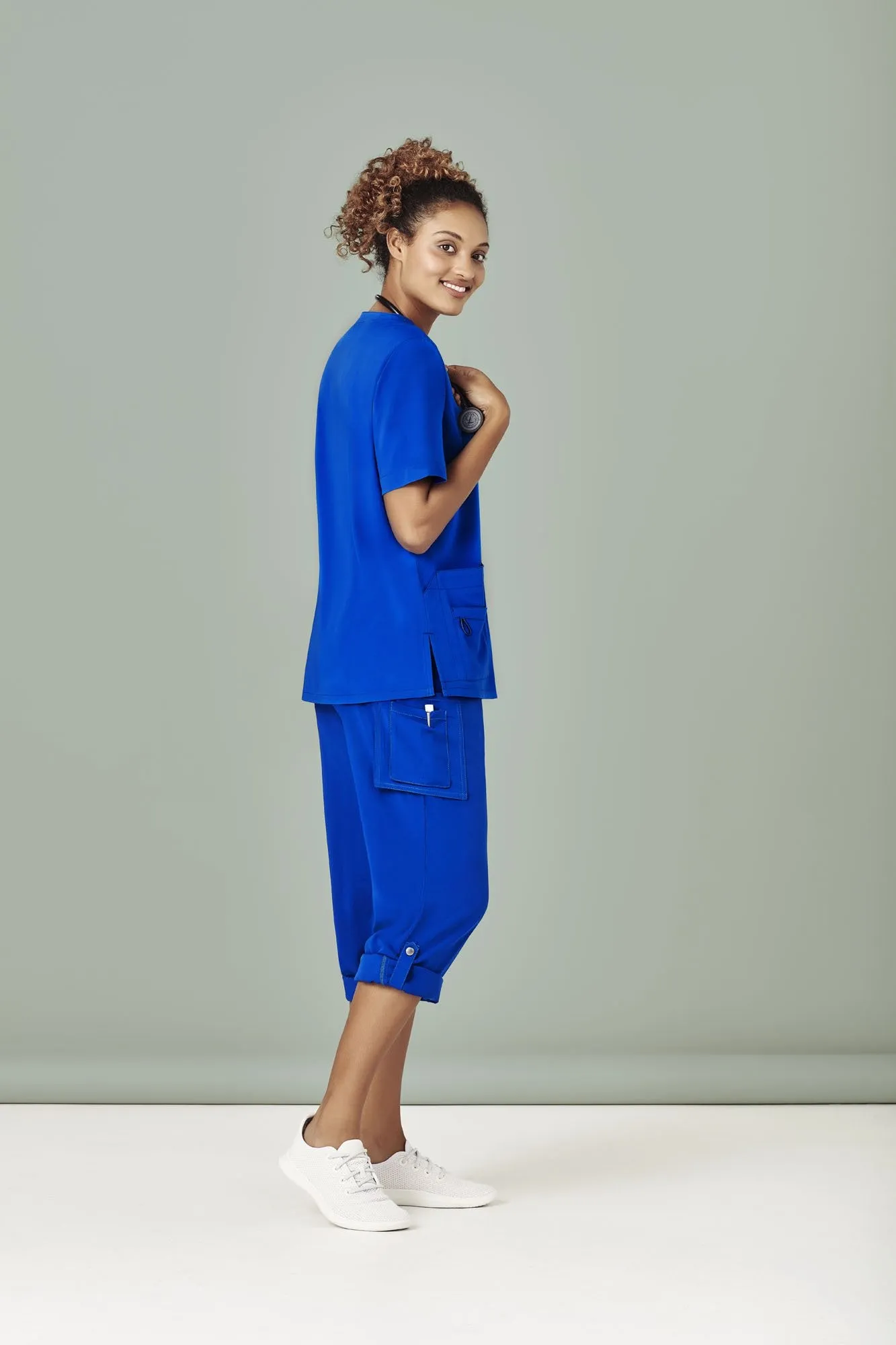Womens Straight Leg Scrub Pant