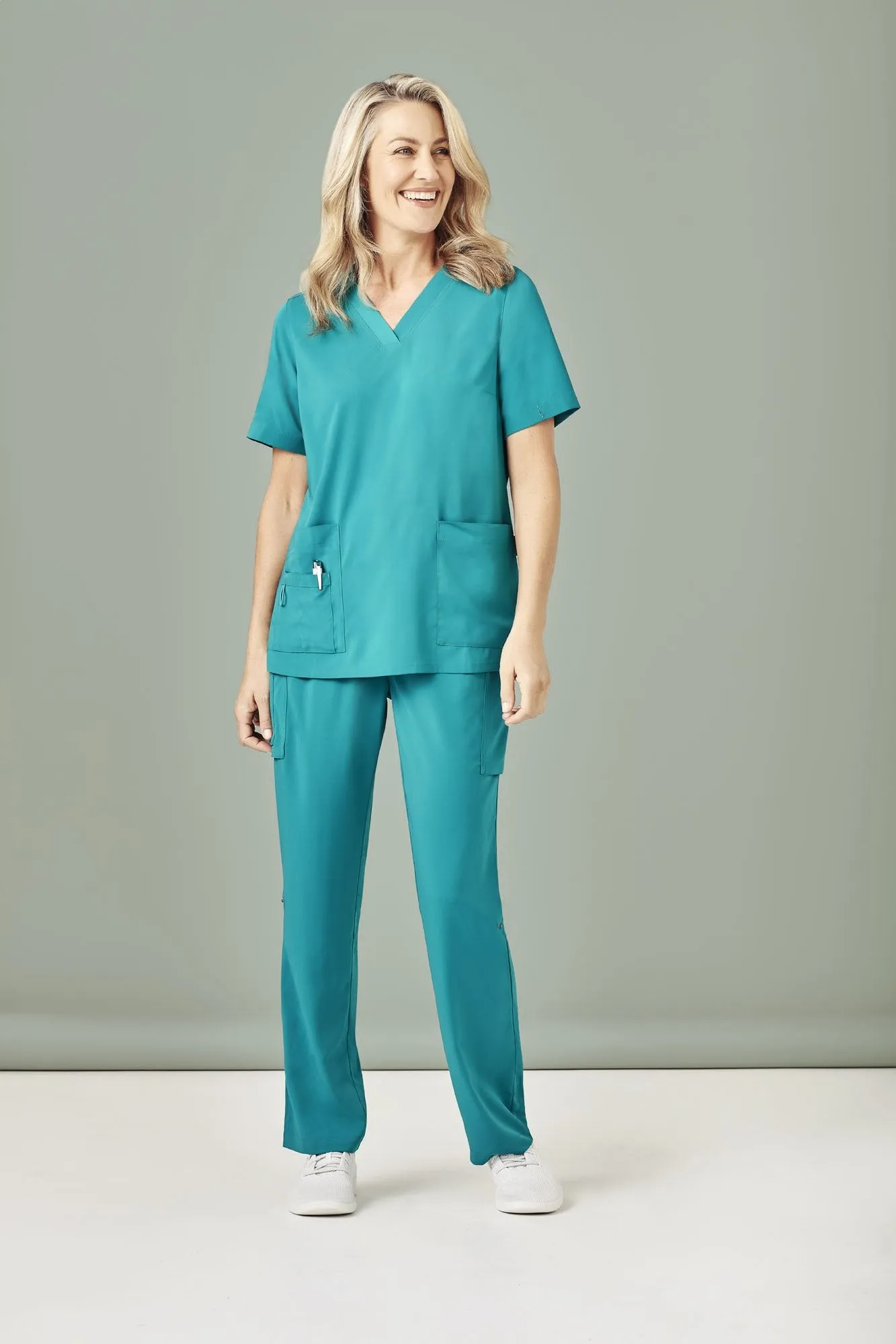 Womens Straight Leg Scrub Pant