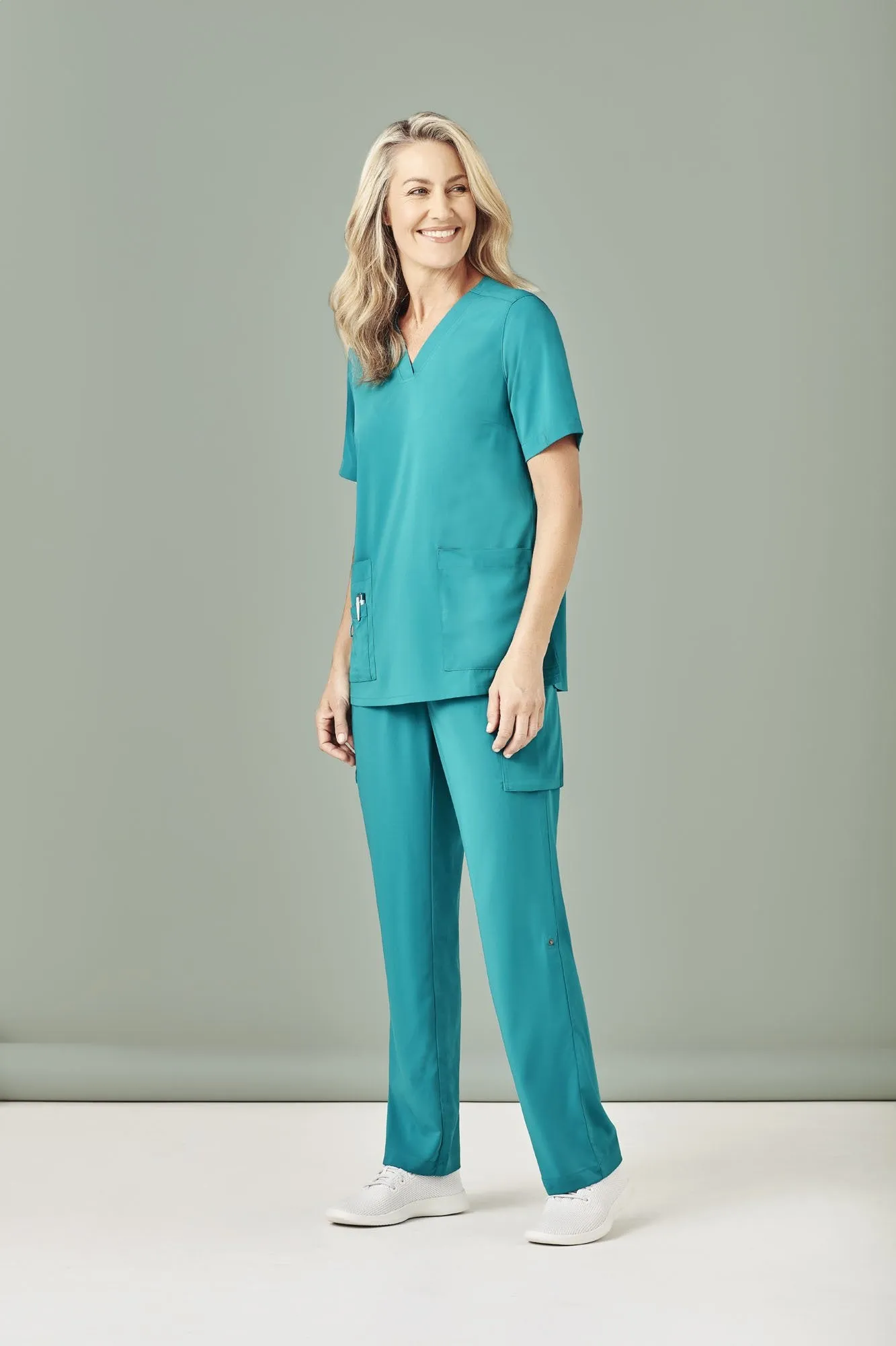 Womens Straight Leg Scrub Pant