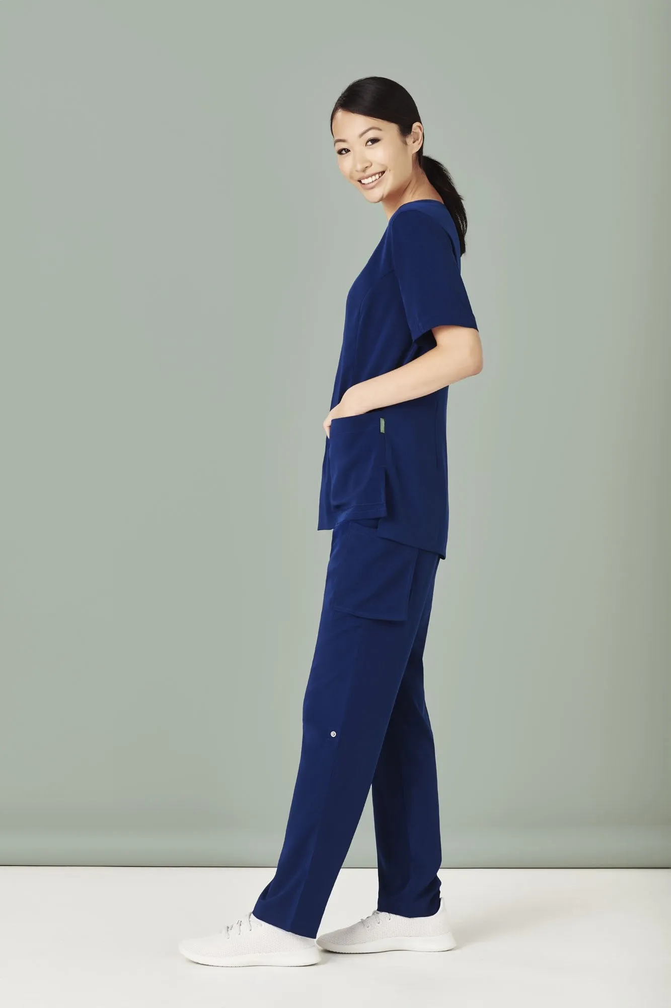 Womens Straight Leg Scrub Pant