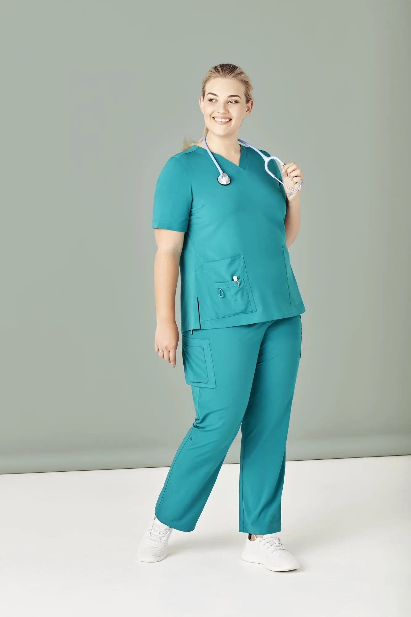 Womens Straight Leg Scrub Pant